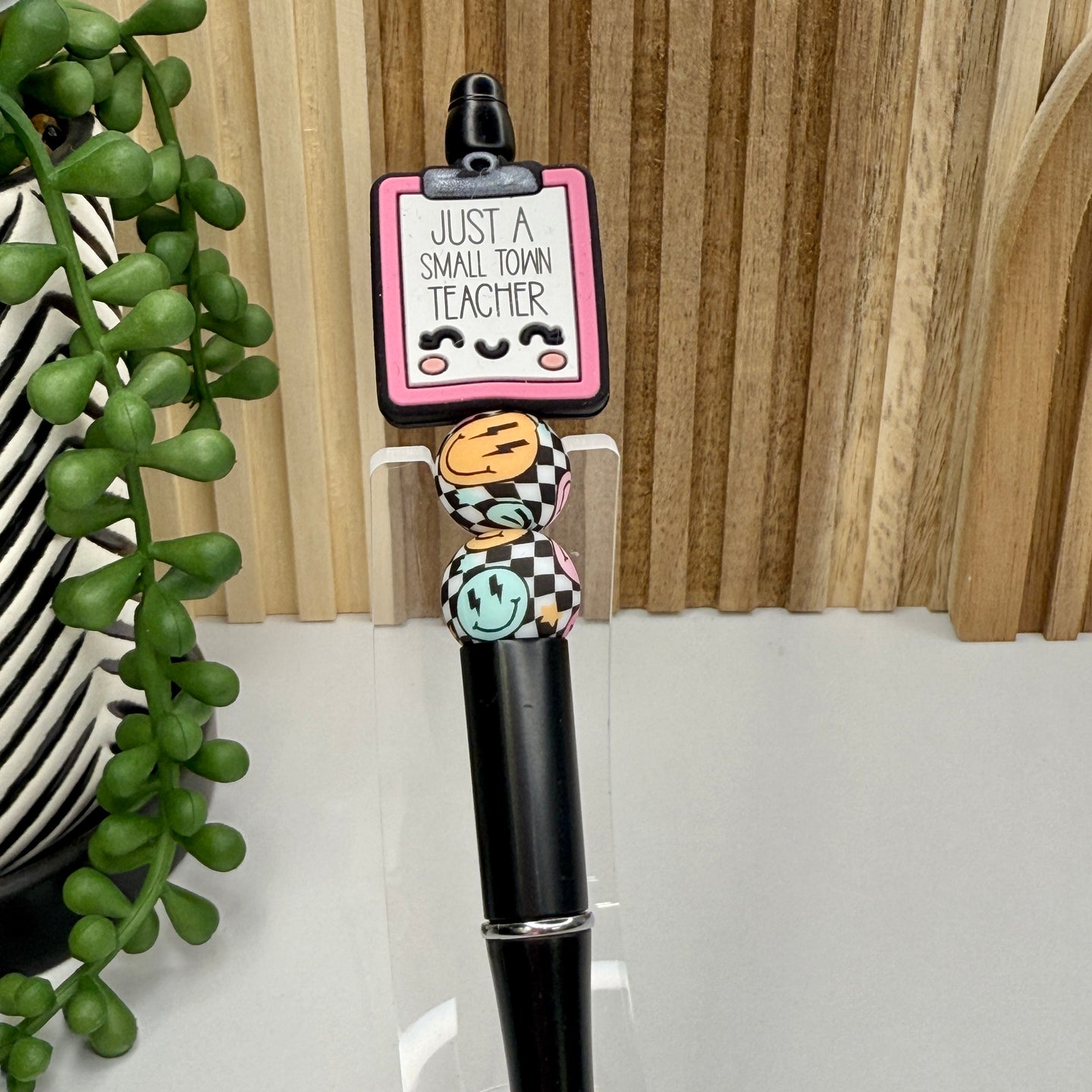 Small Town Teacher Plastic Pen